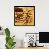 Powder Monkey op de US Pawnee 1862 Poster (Thuiskantoor)