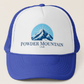 Powder Mountain utah ski resort Hat Trucker Pet (Voorkant)