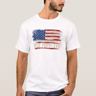 Powder Mountain Utah skigebied retro skiër T-shirt