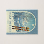 Powder Mountain Utah Skigebied spel Legpuzzel (Horizontaal)