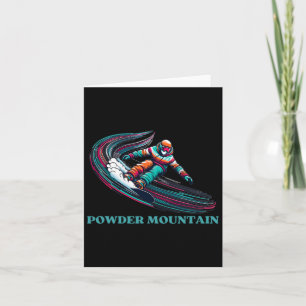 Powder Mountain Utah Snowboarden Kaart