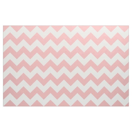 Powder Pink Chevron Zigzag Fabric Stof (Yard (91,4 cm))