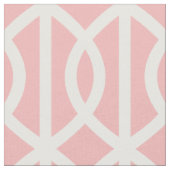 Powder Pink Trellis Pattern Fabric Stof (Close Up)