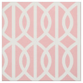Powder Pink Trellis Pattern Fabric Stof (Swatch)