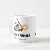 Powder & Plunder Piratenschip Mok (Voorkant links)