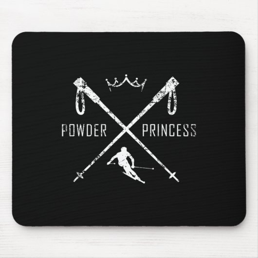 Powder Princess Ski Shirt Muismat (Voorkant)