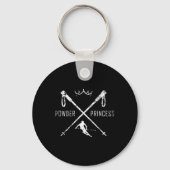 Powder Princess Ski Shirt Sleutelhanger (Voorkant)