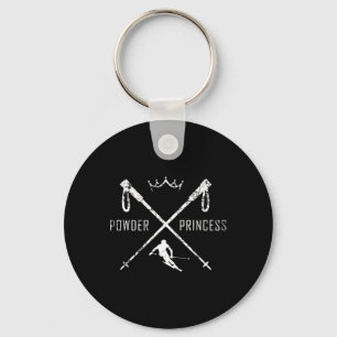 Powder Princess Ski Shirt Sleutelhanger
