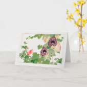 Powder puff-boom, Calico-bloem door Tanigami Konan Kaart (Gele Bloem)