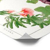 Powder puff-boom, Calico-bloem door Tanigami Konan Poster (Hoek)