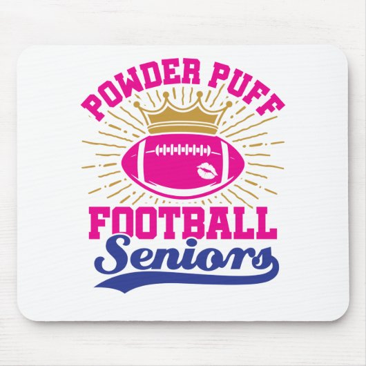 Powder Puff Football Senioren Muismat (Voorkant)