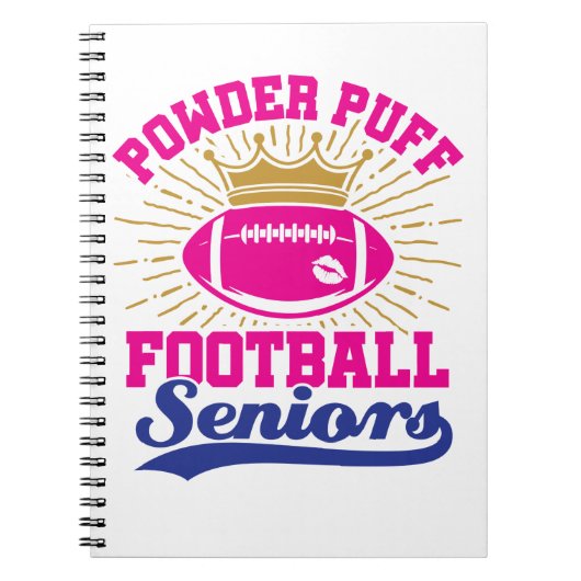 Powder Puff Football Senioren Notitieboek (Voorkant)