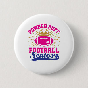 Powder Puff Football Senioren Ronde Button 5,7 Cm