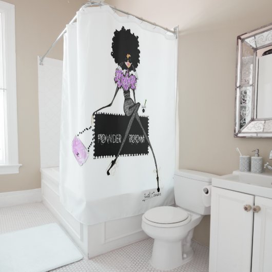 Powder Room Douchegordijn (In situ)