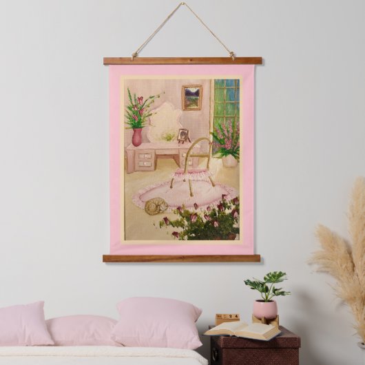 Powder Room Hangend Wandkleed (Slaapkamer)