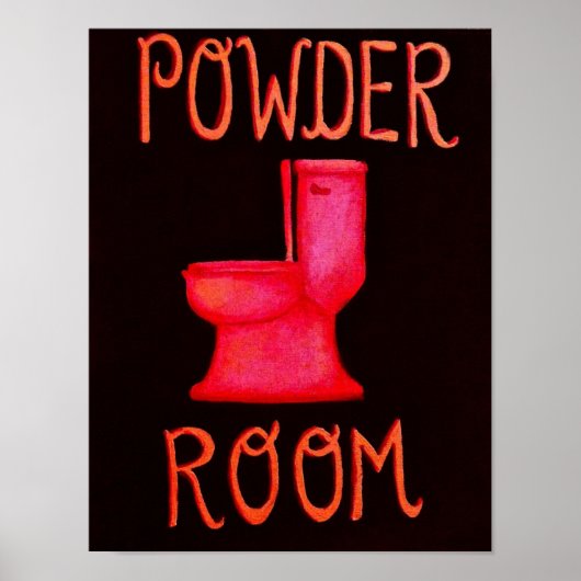 Powder Room Poster (Voorkant)