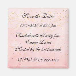 Powder Roze sparen de Datum Magneet