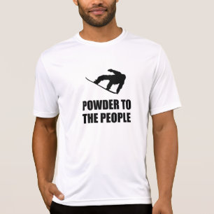 Powder Snow to People Ski T-shirt
