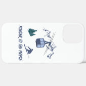 Powder to People Ski Resort Case-Mate iPhone Case (Achterkant / Rechts)