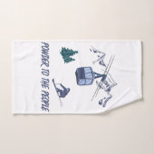 Powder to People Ski Resort Handdoek (Handdoek)