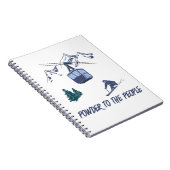 Powder to People Ski Resort Notitieboek (Rechterzijde)