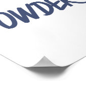 Powder to People Ski Resort Poster (Hoek)