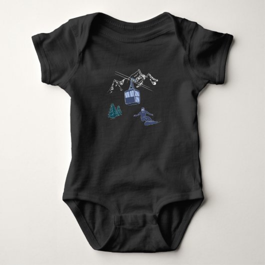 Powder to People Snowboarder Resort Romper (Voorkant)