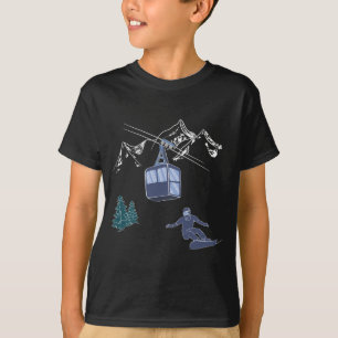 Powder to People Snowboarder Resort T-shirt