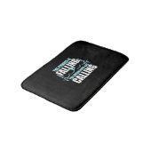 Powder valt op Snowboard Badmat (Gekanteld)