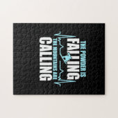 Powder valt op Snowboard Legpuzzel (Horizontaal)