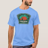 Powderhorn Wilderness Colorado Camping T-shirt (Voorkant)