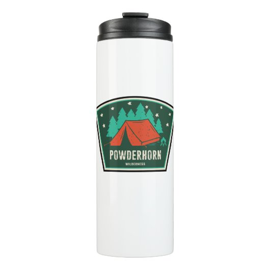Powderhorn Wilderness Colorado Camping Thermosbeker (Voorkant)