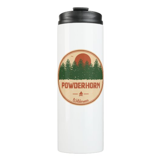 Powderhorn Wilderness Colorado Thermosbeker (Voorkant)