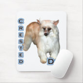 Powderpuff Crested Pap 4 Muismat (Met muis)