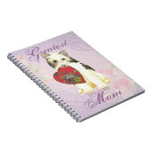 Powderpuff Heart Mam Notitieboek (Rechterzijde)