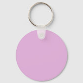 Powdery Violet E6B0DF Kleur - Optie om naam toe te Sleutelhanger (Voorkant)
