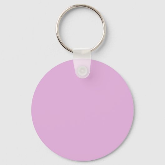 Powdery Violet E6B0DF Kleur - Optie om naam toe te Sleutelhanger (Voorkant)