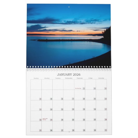 Powell River Landscapes Kalender (Jan 2026)