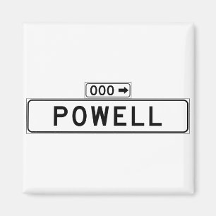 Powell St., San Francisco Street Sign Magneet