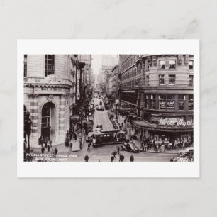 Powell Street, San Francisco, Vintage van Californ Briefkaart