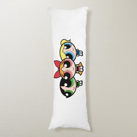 powepufmeisjes lichaamskussen (Voorkant Verticaal)