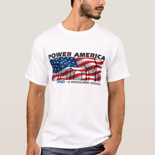 Power America WIND T-shirt (Voorkant)