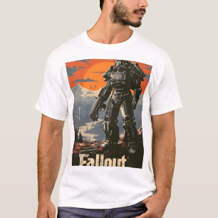 Power Armor van Fallout 4 - Fallout Apocalypse T- T-shirt