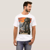 Power Armor van Fallout 4 - Fallout Apocalypse T- T-shirt (Voorkant volledig)