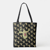 Power Avocado Tote Bag (Achterkant)