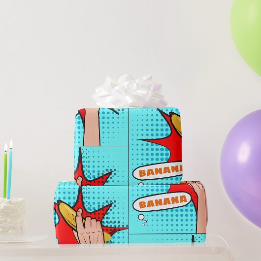 Power Banana Cadeaupapier