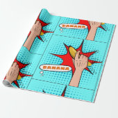 Power Banana Cadeaupapier (Uitgerold)