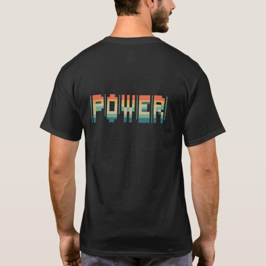 Power Basic Dark T-shirt (Achterkant)