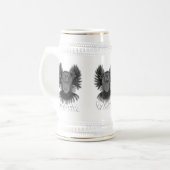 Power Black en White Bierpul (Voorkant links)