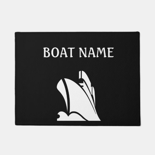 Power Boat Custom Dock Mat (Voorkant)